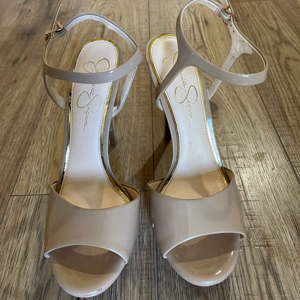 Jessica Simpson Nude Stilettos